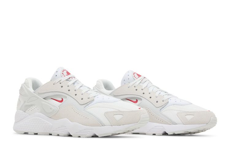 Nike Air Huarache Runner 'Photon Dust University Red' — Summit White/Photon Dust/White/University Red (8)