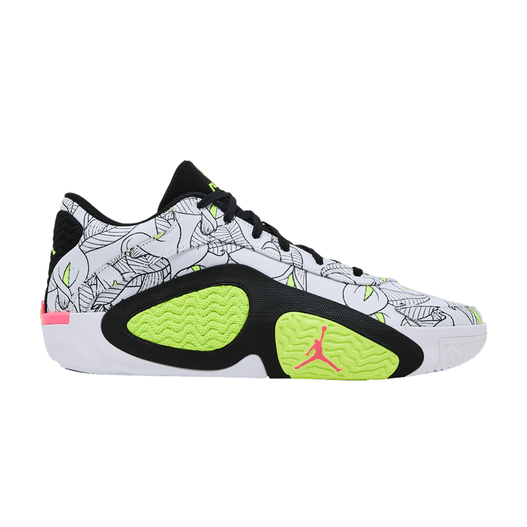 Air Jordan Tatum 2 PF 'Momma's Boy' — White/Volt/Black/Hyper Pink