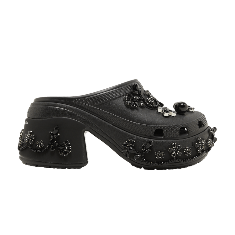 Simone Rocha x Crocs Siren Clog 'Black' — Black