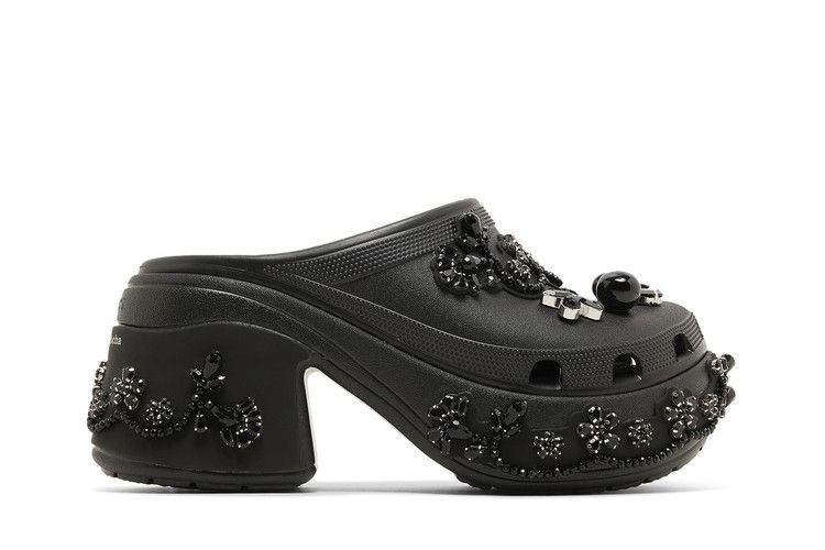 Simone Rocha x Crocs Siren Clog 'Black' — Black
