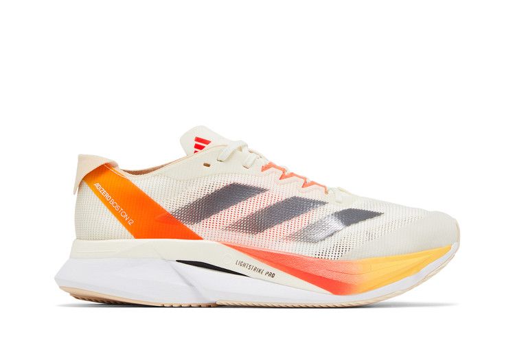 adidas Wmns Adizero Boston 12 'Ivory Pack' — Ivory/Iron Metallic/Solar Red