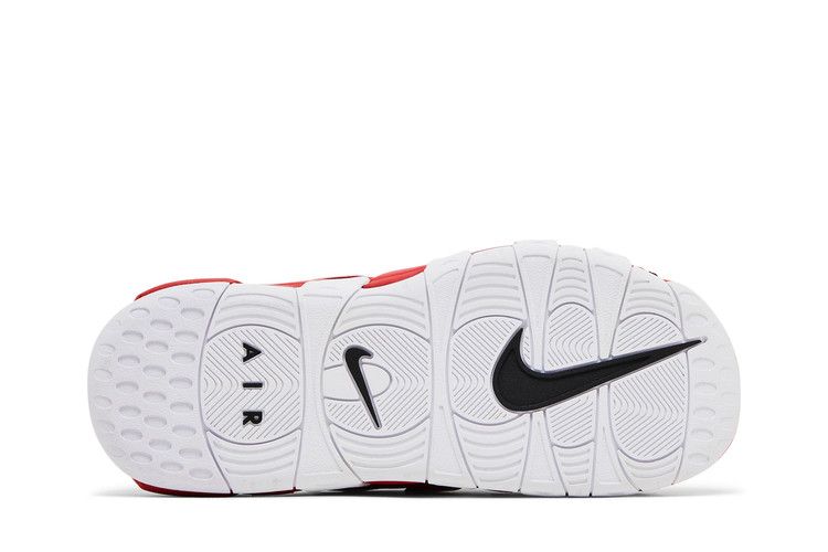 Nike Air More Uptempo Slide 'Bulls' — University Red/Black/Clear/White (5)