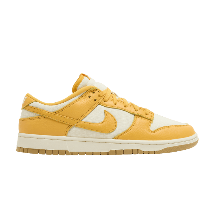 Nike Men's Dunk Low Premium 'University Gold Coconut Milk' — University Gold/Coconut Milk/Gum Light Brown/University Gold