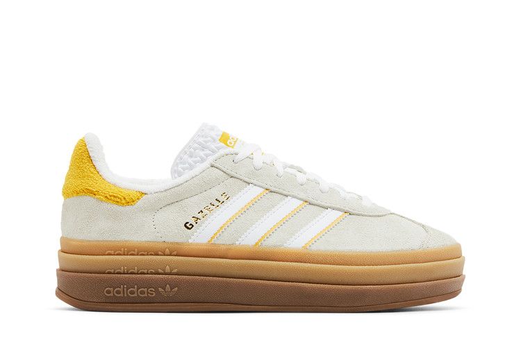 adidas Wmns Gazelle Bold 'Ivory Bold Gold' — Ivory/Cloud White/Bold Gold