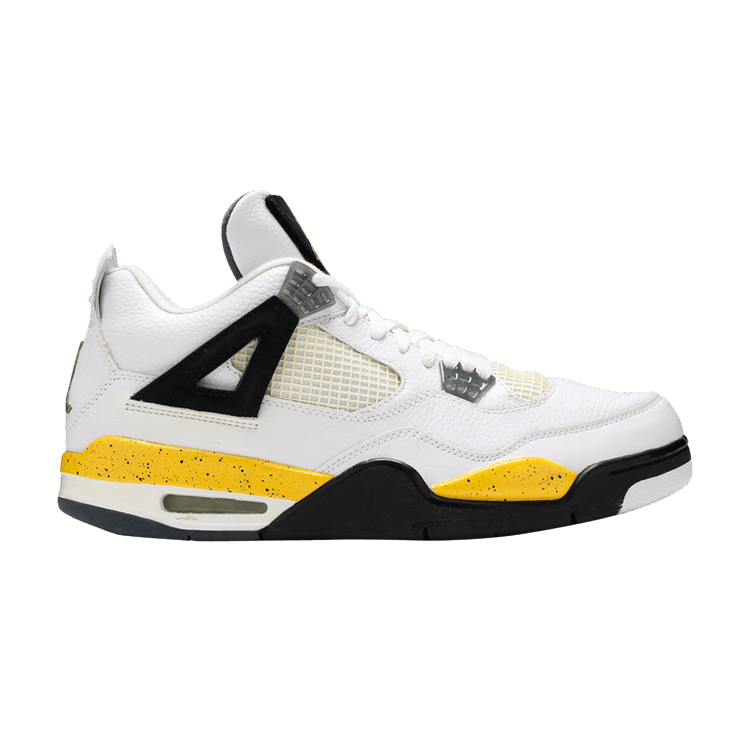 Air Jordan 4 Retro LS 'Tour Yellow' — White/Tour Yellow/Dark Blue Grey/Black