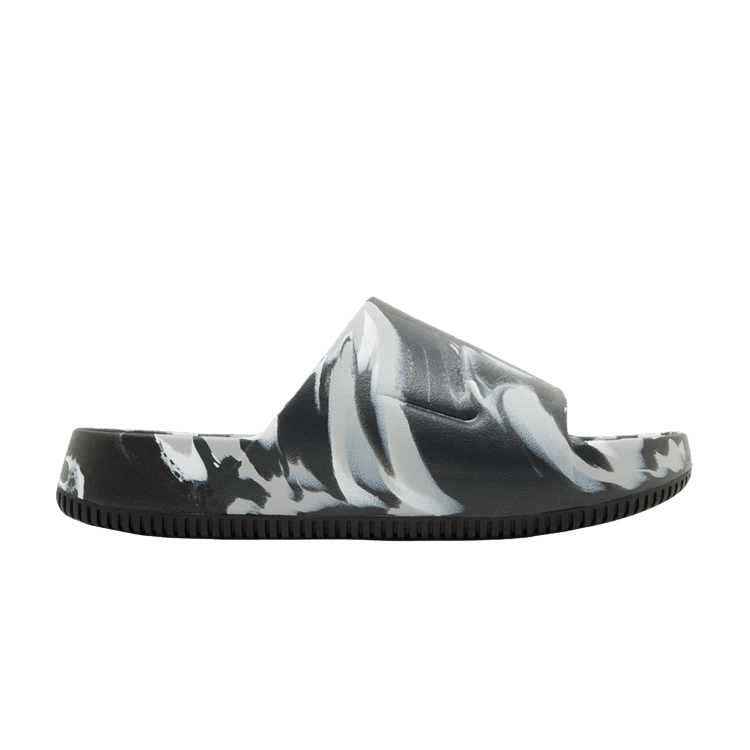 Nike Calm SE Slide 'Black Marbled' — Black/Black/Black