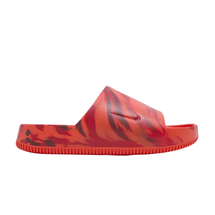 Nike Calm SE Slide 'Picante Red Marbled' — Picante Red/Picante Red/Picante Red