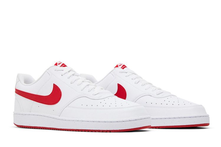 Nike Court Vision Low Next Nature 'White University Red' — White/University Red (9)