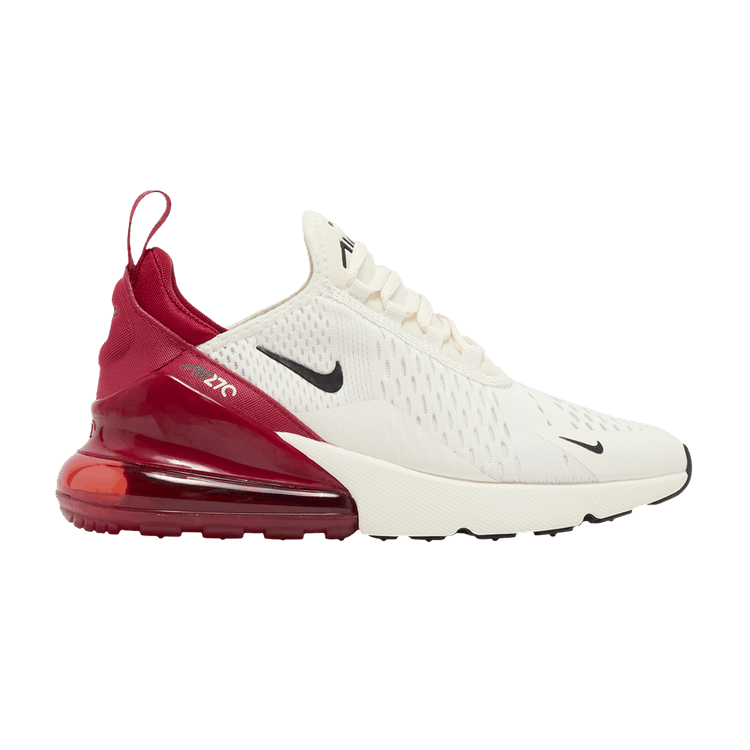 Nike Wmns Air Max 270 'Sail Gym Red' — Gym Red/Black/Sail