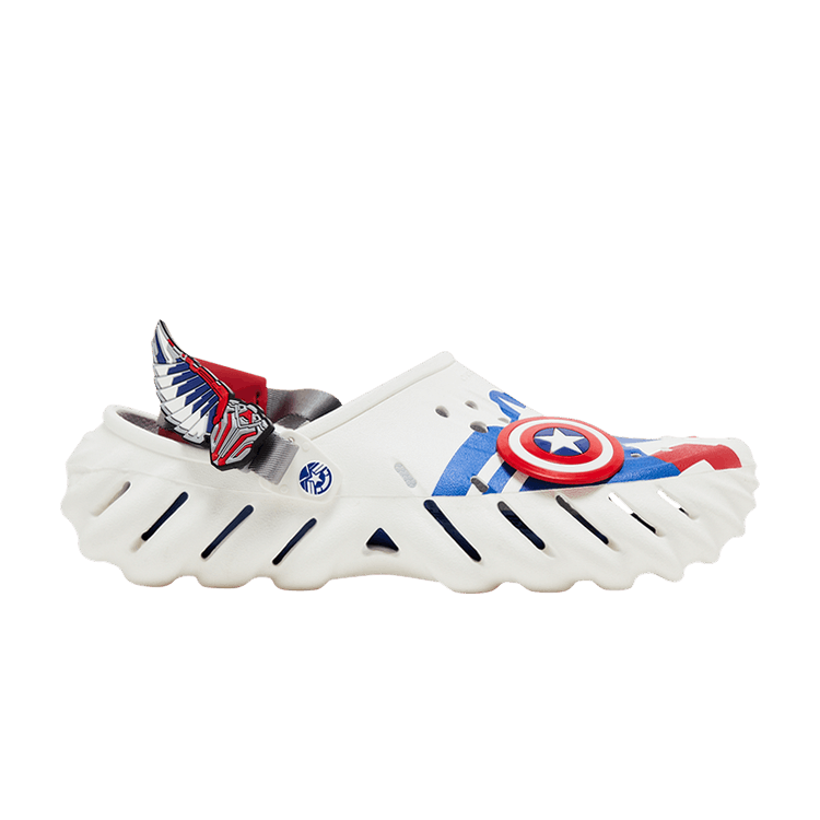 Marvel x Crocs Echo Clog 'Captain America' — White
