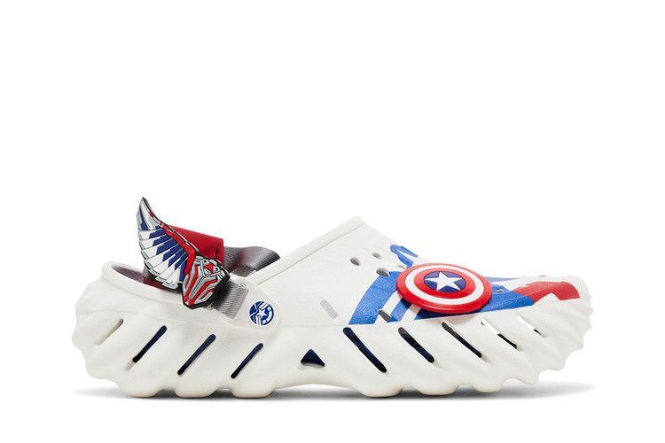 Marvel x Crocs Echo Clog 'Captain America' — White