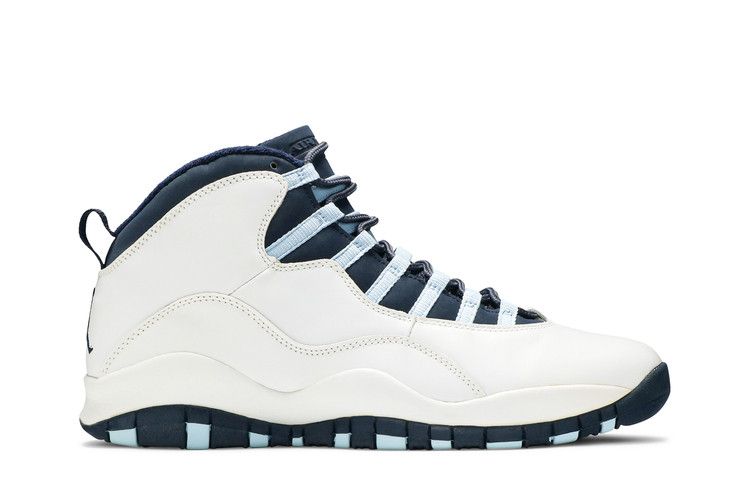 Air Jordan 10 Retro 'Ice Blue' 2005 — White/Obsidian-Ice Blue-V Red