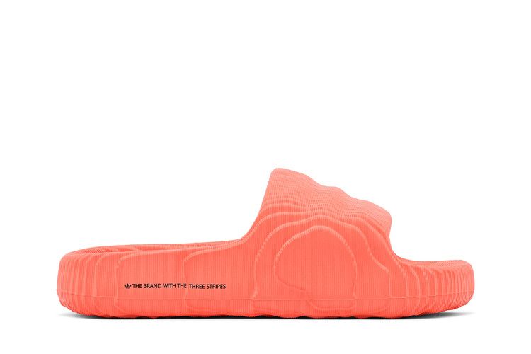 adidas Adilette 22 Slide 'Solar Red' — Solar Red/Core Black/Solar Red