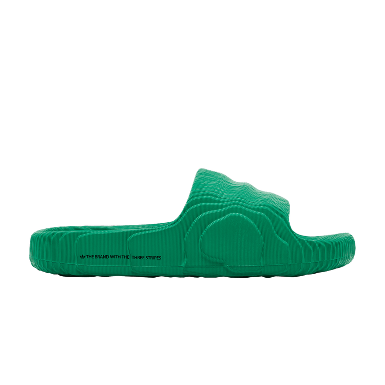adidas Adilette 22 Slide 'Bold Green' — Bold Green/Bold Green/Core Black