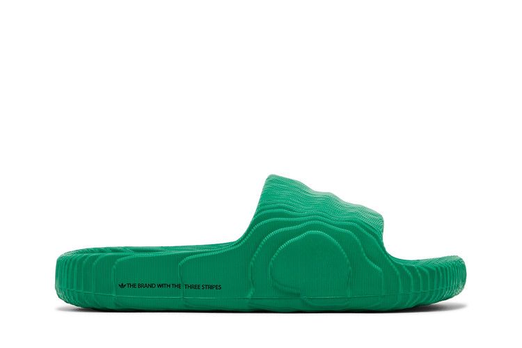 adidas Adilette 22 Slide 'Bold Green' — Bold Green/Bold Green/Core Black