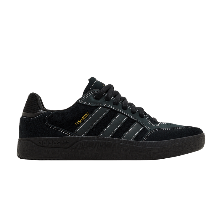 adidas Tyshawn 'Black Gold Metallic' — Core Black/Cloud White/Gold Metallic
