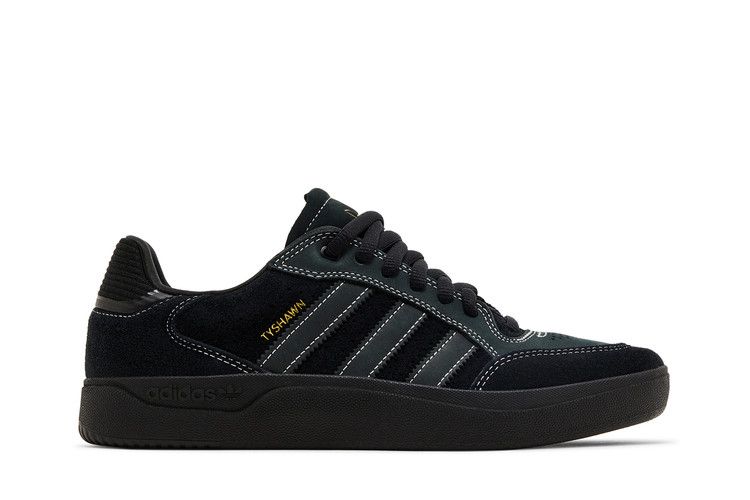 adidas Tyshawn 'Black Gold Metallic' — Core Black/Cloud White/Gold Metallic