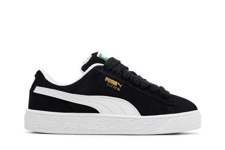 Puma Suede XL Big Kid 'Black White' — Black/White