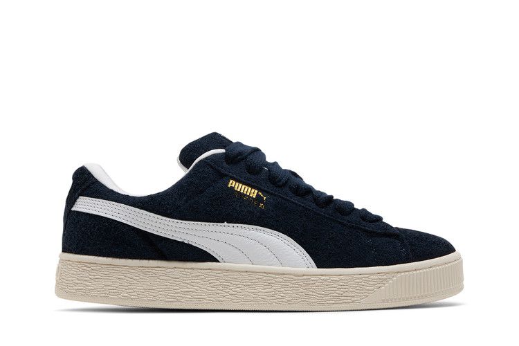 Puma Suede XL 'Hairy - Club Navy' — Club Navy/Frosted Ivory