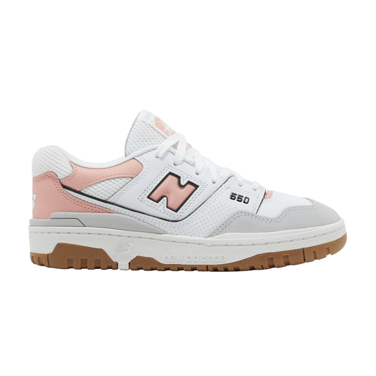 New Balance 550 Big Kid 'Brighton Grey Omega Pink' — Brighton Grey/Omega Pink