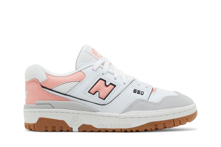 New Balance 550 Big Kid 'Brighton Grey Omega Pink' — Brighton Grey/Omega Pink