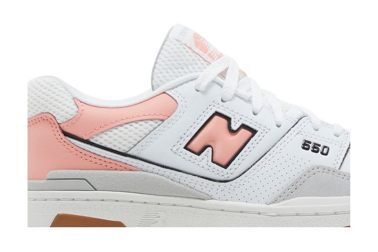 New Balance 550 Big Kid 'Brighton Grey Omega Pink' — Brighton Grey/Omega Pink