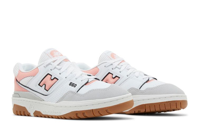 New Balance 550 Big Kid 'Brighton Grey Omega Pink' — Brighton Grey/Omega Pink