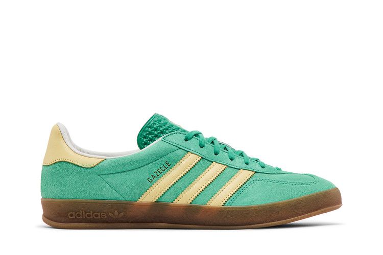 adidas Gazelle Indoor 'Semi Court Green Almost Yellow' — Semi Court Green/Almost Yellow/Gum
