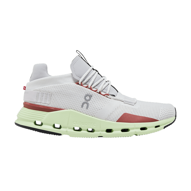ON Wmns Cloudnova 'White Limelight' — White/Limelight