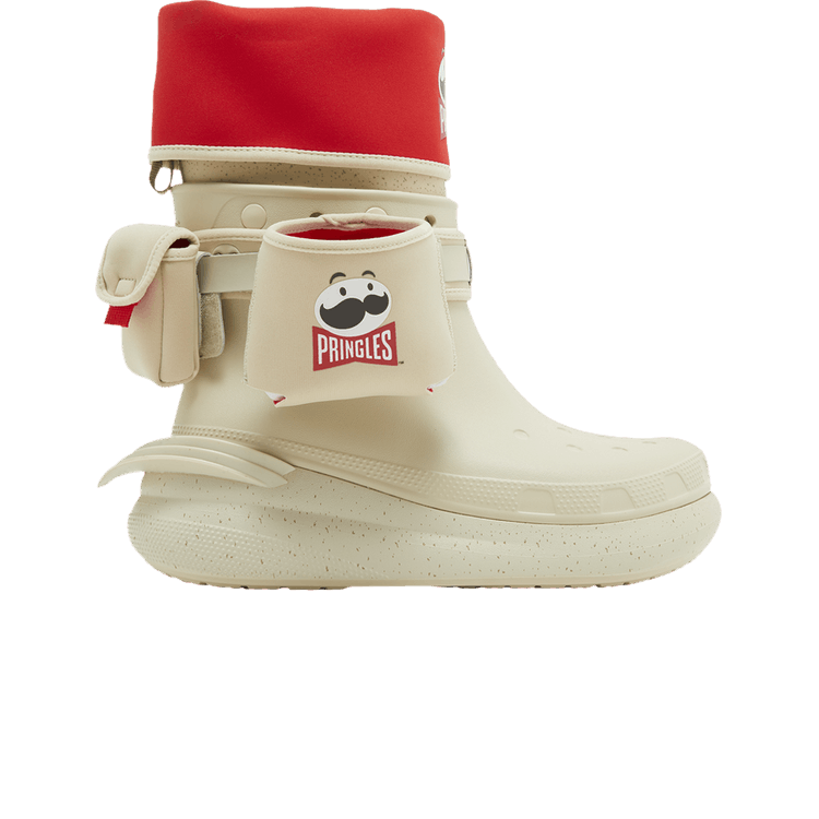 Pringles x Crocs Classic Crush Boot 'Bone' — Bone/Multi-Color