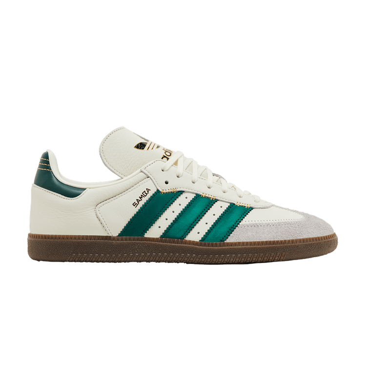 adidas Samba OG 'Ivory Collegiate Green' — Ivory/Collegiate Green/Gold Metallic