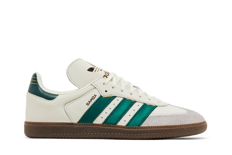 adidas Samba OG 'Ivory Collegiate Green' — Ivory/Collegiate Green/Gold Metallic