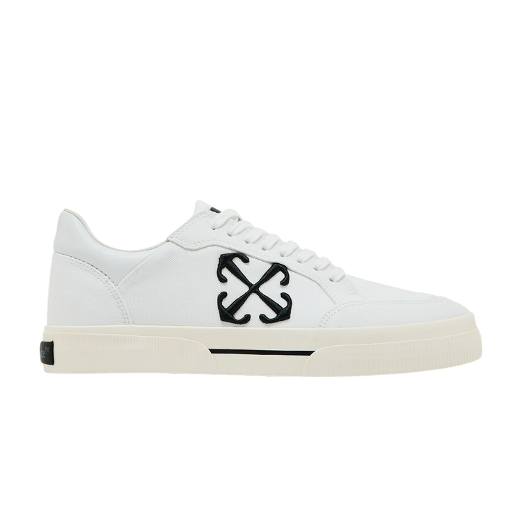 Off-White New Low Vulcanized 'White Black' — White/Black