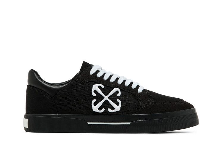 Off-White New Low Vulcanized 'Black White' — Black/White