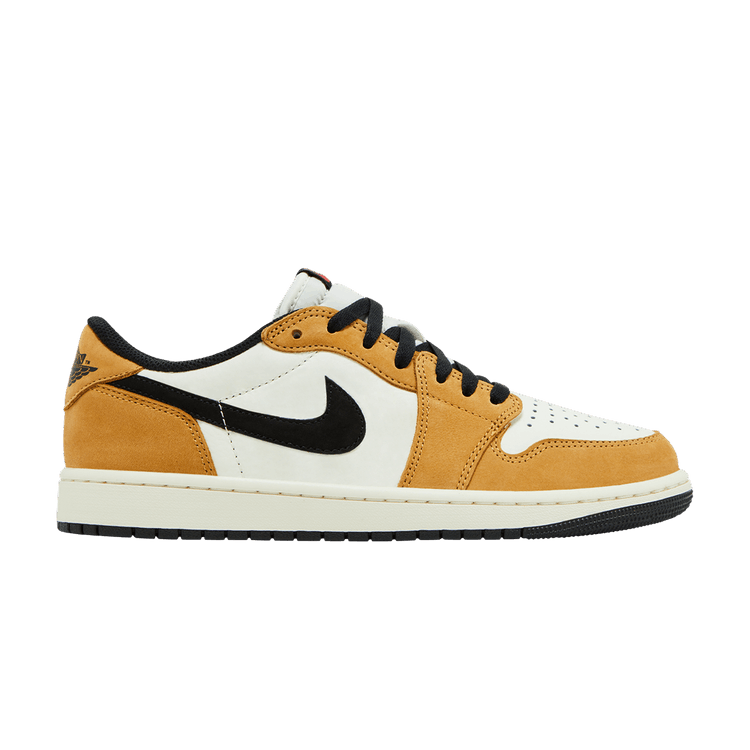 Air Jordan 1 Retro Low OG 'Rookie of the Year' — Sail/Black/Golden Harvest/Gym Red