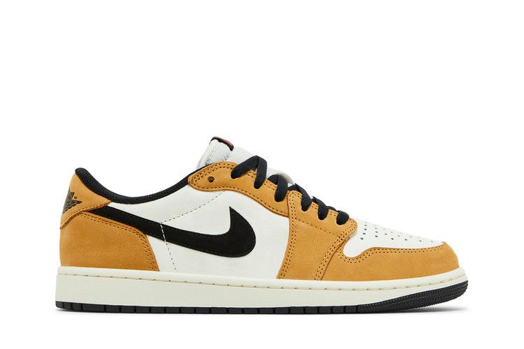 Air Jordan 1 Retro Low OG 'Rookie of the Year' — Sail/Black/Golden Harvest/Gym Red