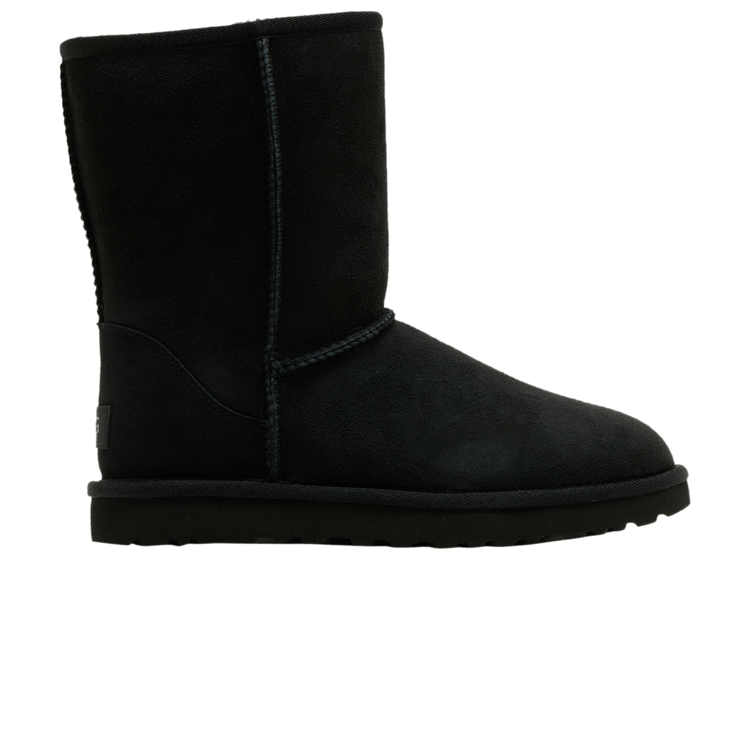 UGG Wmns Classic Short II 'Black' — Black