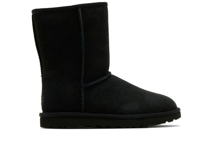 UGG Wmns Classic Short II 'Black' — Black