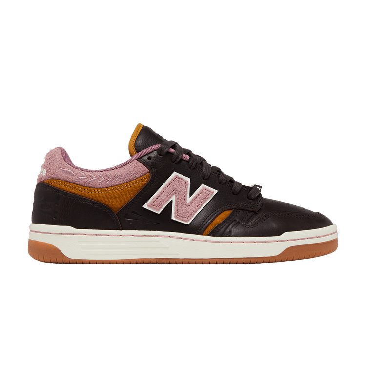 303 Boards x Jeremy Fish x New Balance Numeric 480 'Silly Pink Bunnies' — Brown/Pink