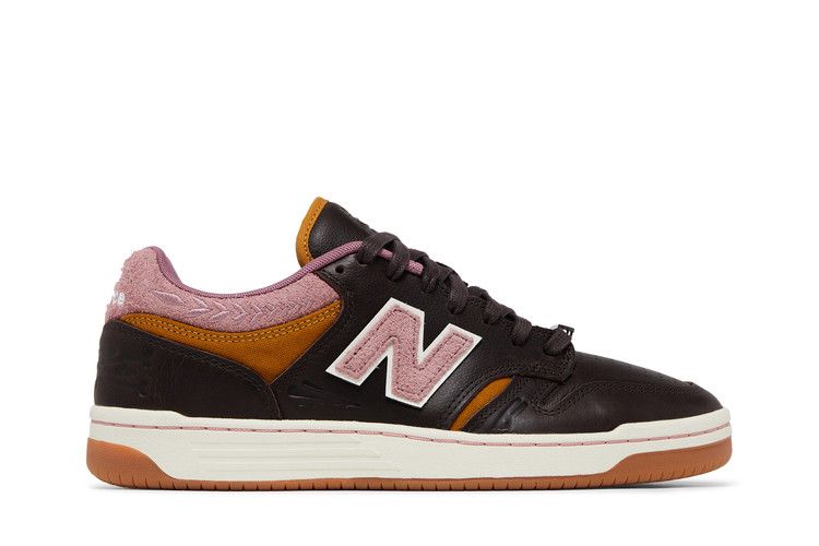 303 Boards x Jeremy Fish x New Balance Numeric 480 'Silly Pink Bunnies' — Brown/Pink