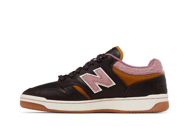 303 Boards x Jeremy Fish x New Balance Numeric 480 'Silly Pink Bunnies' — Brown/Pink