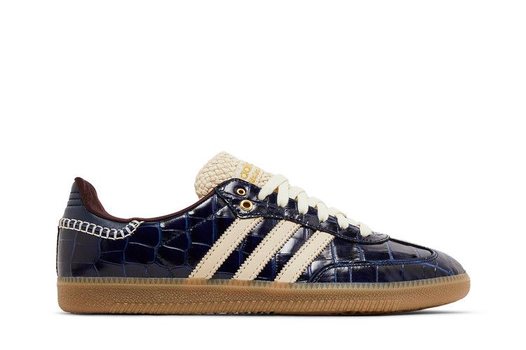 Wales Bonner x adidas Samba OG 'Croc - Collegiate Navy' — Collegiate Navy/Wonder White/Night Red