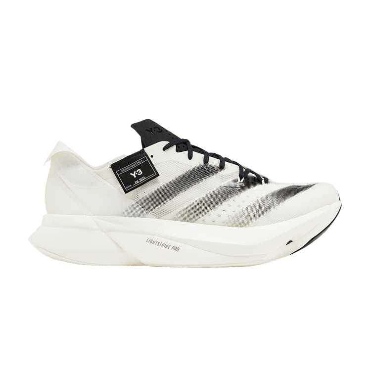 adidas Y-3 Adizero Adios Pro 3 'White' — Off White/Off White/Core Black
