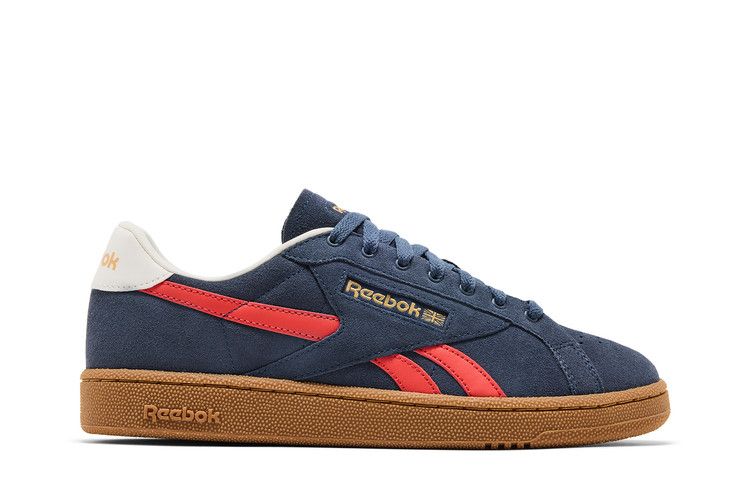 Reebok Club C Grounds UK 'East Coast Blue Dynamic Red' — East Coast Blue/Dynamic Red/Chalk
