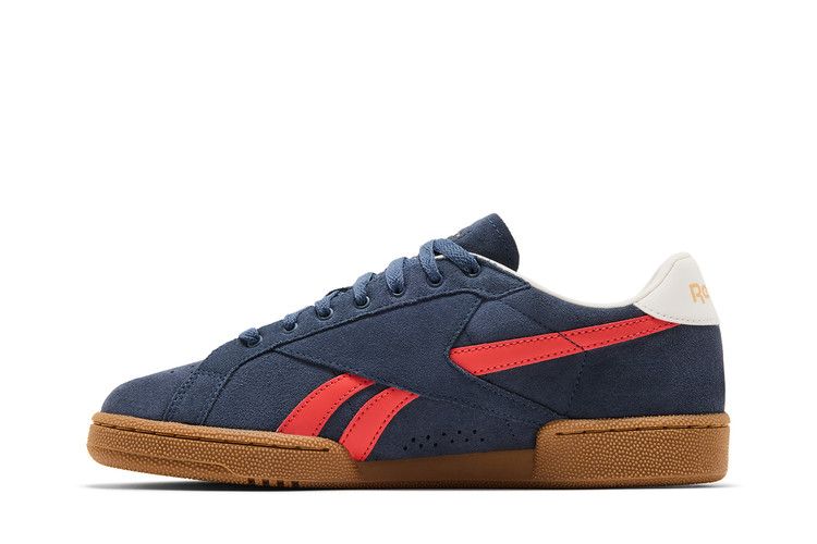 Reebok Club C Grounds UK 'East Coast Blue Dynamic Red' — East Coast Blue/Dynamic Red/Chalk