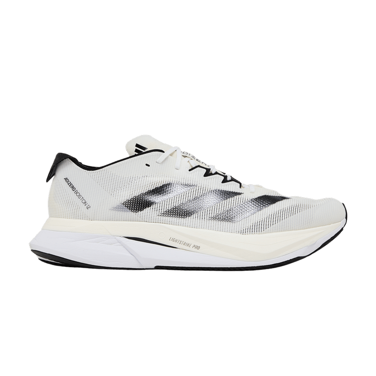 adidas Adizero Boston 12 'White Night Metallic' — Cloud White/Core Black/Night Metallic