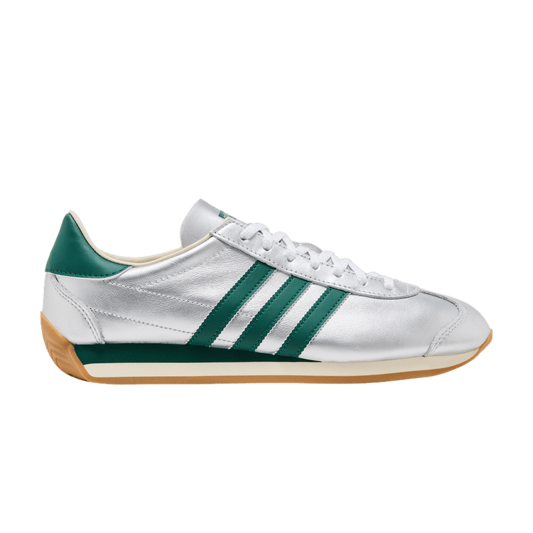 adidas Wmns Country OG 'Silver Metallic Collegiate Green' — Silver Metallic/Collegiate Green/Cream White