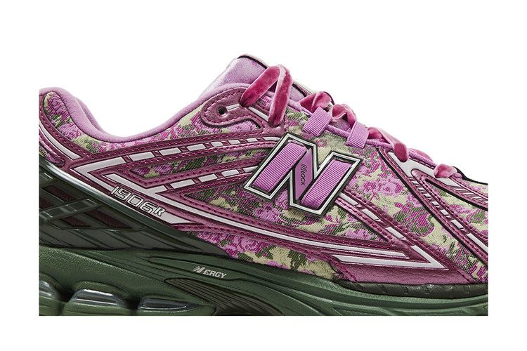 Jack Harlow x New Balance 1906R 'Rose Runner' — Fatigue Green/Light Purple Metallic