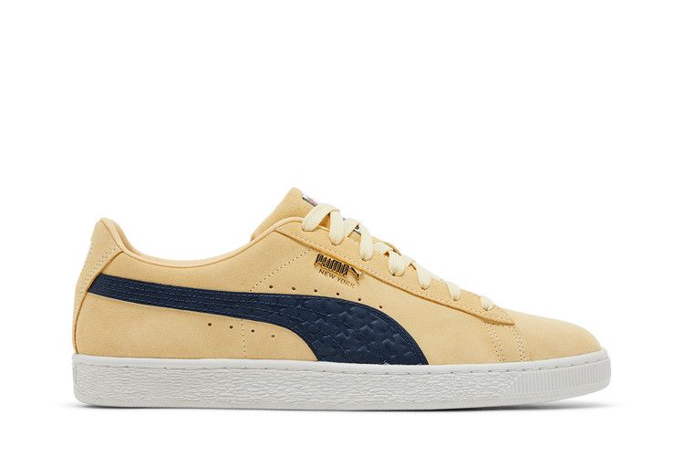 Puma Suede Classic 'USA Flagship' — Chamomile/Club Navy/Team Gold