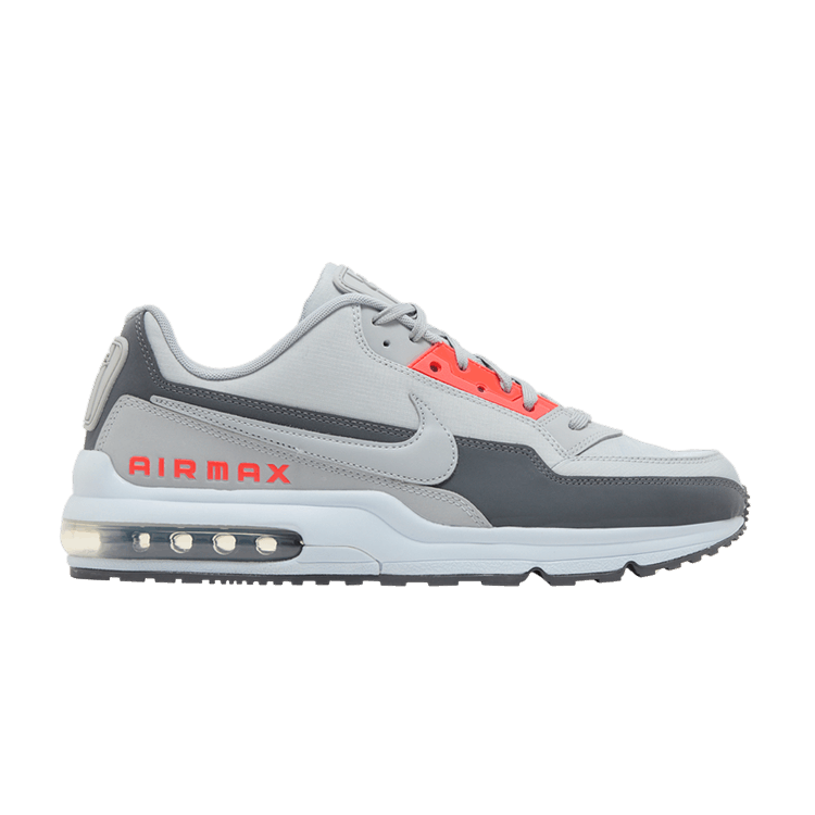 Nike Air Max LTD 3 Premium 'Wolf Grey Bright Crimson' — Wolf Grey/Wolf Grey/Bright Crimson